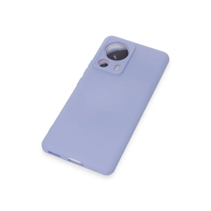 BUĞZ Xiaomi Mi 13 Lite Kılıf Nano İçi Kadife Silikon - Lila