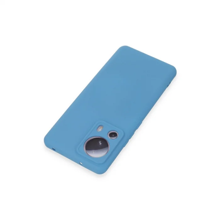 BUĞZ Xiaomi Mi 13 Lite Kılıf Nano İçi Kadife Silikon - Mavi
