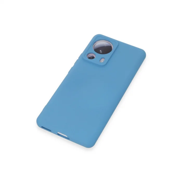 BUĞZ Xiaomi Mi 13 Lite Kılıf Nano İçi Kadife Silikon - Mavi