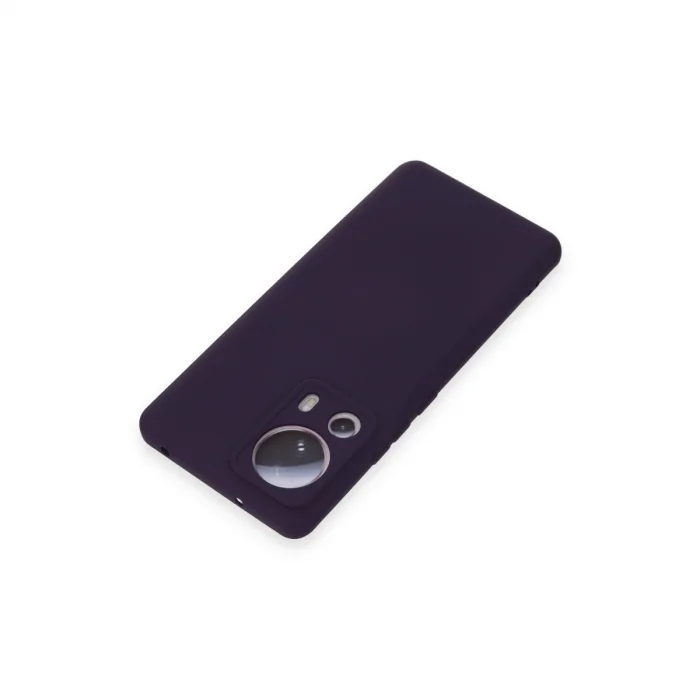 BUĞZ Xiaomi Mi 13 Lite Kılıf Nano İçi Kadife Silikon - Mor