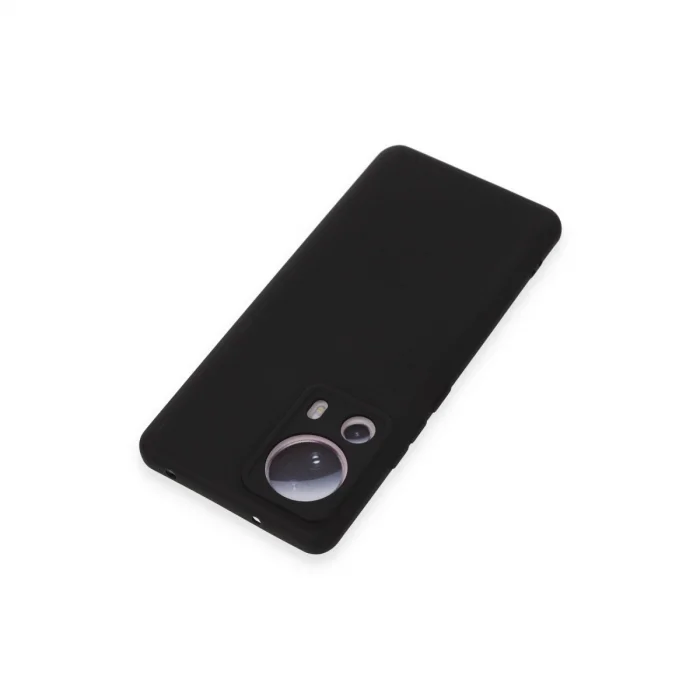 BUĞZ Xiaomi Mi 13 Lite Kılıf Nano İçi Kadife Silikon - Siyah