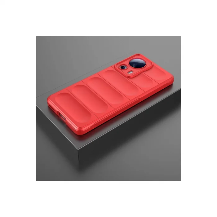 BUĞZ Xiaomi Mi 13 Lite Kılıf Optimum Silikon - Kırmızı