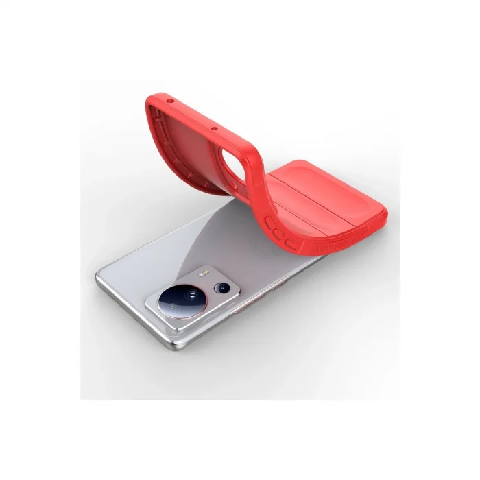 BUĞZ Xiaomi Mi 13 Lite Kılıf Optimum Silikon - Kırmızı