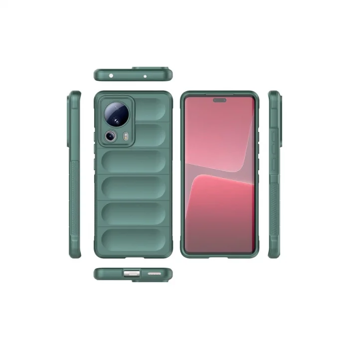 BUĞZ Xiaomi Mi 13 Lite Kılıf Optimum Silikon - Koyu Yeşil