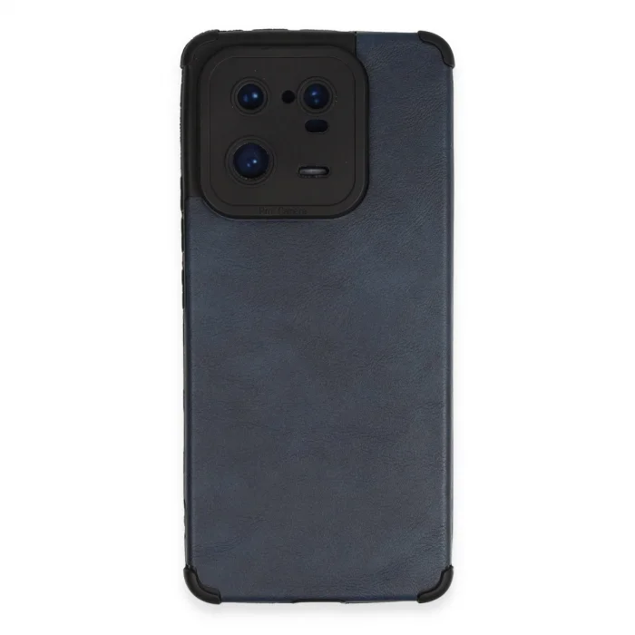 BUĞZ Xiaomi Mi 13 Pro Kılıf Loop Deri Silikon - Lacivert