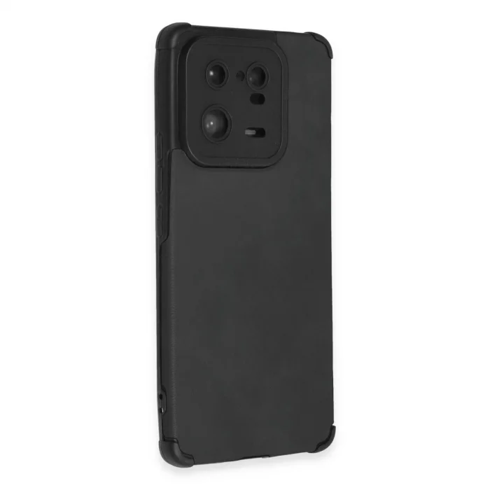 BUĞZ Xiaomi Mi 13 Pro Kılıf Loop Deri Silikon - Siyah