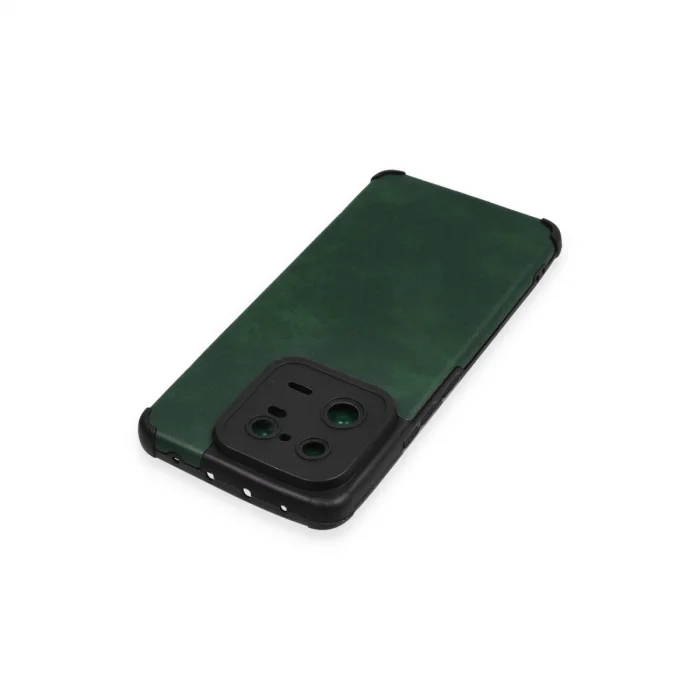 BUĞZ Xiaomi Mi 13 Pro Kılıf Loop Deri Silikon - Yeşil