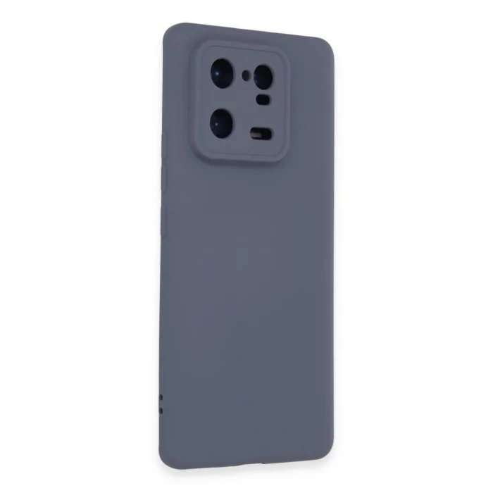 BUĞZ Xiaomi Mi 13 Pro Kılıf Nano İçi Kadife Silikon - Gri