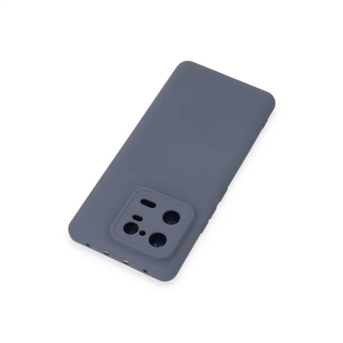 BUĞZ Xiaomi Mi 13 Pro Kılıf Nano İçi Kadife Silikon - Gri