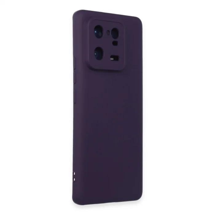 BUĞZ Xiaomi Mi 13 Pro Kılıf Nano İçi Kadife Silikon - Mor