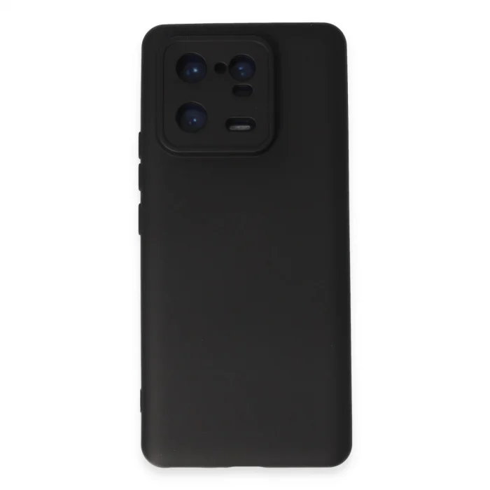 BUĞZ Xiaomi Mi 13 Pro Kılıf Nano İçi Kadife Silikon - Siyah