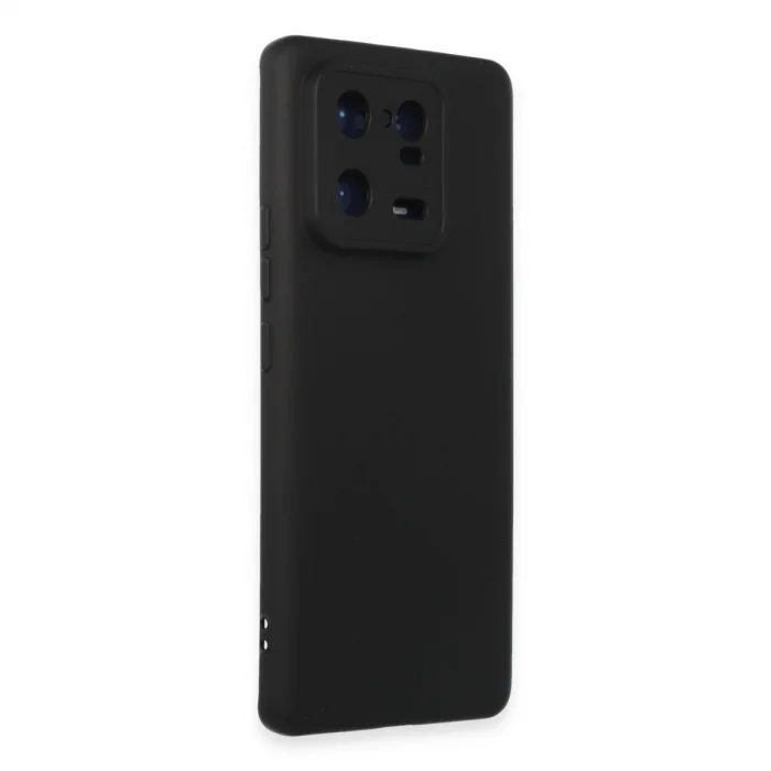 BUĞZ Xiaomi Mi 13 Pro Kılıf Nano İçi Kadife Silikon - Siyah