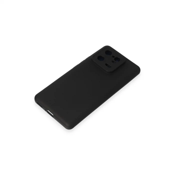 BUĞZ Xiaomi Mi 13 Pro Kılıf Nano İçi Kadife Silikon - Siyah
