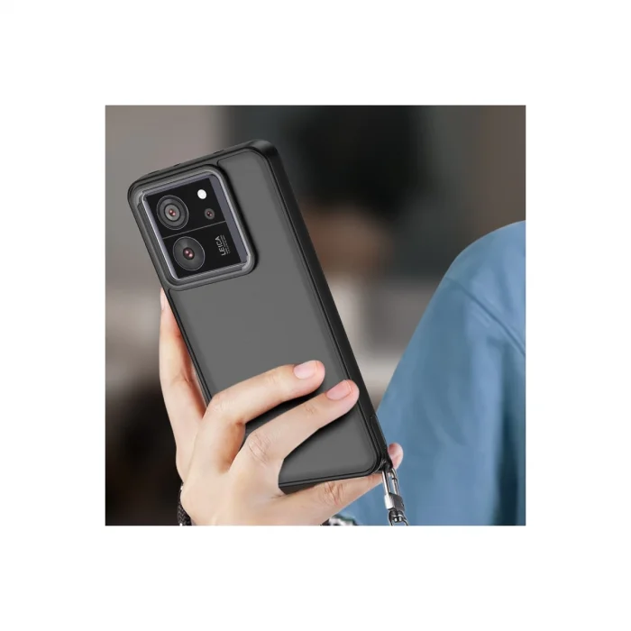 BUĞZ Xiaomi Mi 13t Kılıf Elegant Kapak - Pudra