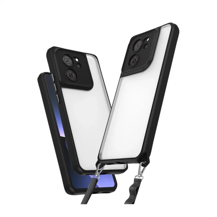 BUĞZ Xiaomi Mi 13t Pro Kılıf Penta Silikon Kılıf - Siyah