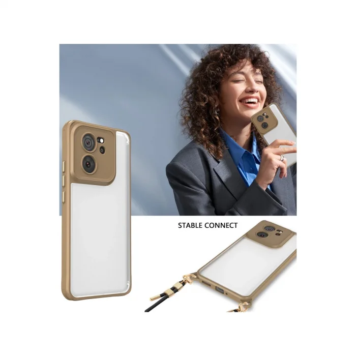 BUĞZ Xiaomi Mi 13t Pro Kılıf Penta Silikon Kılıf - Titan Gri