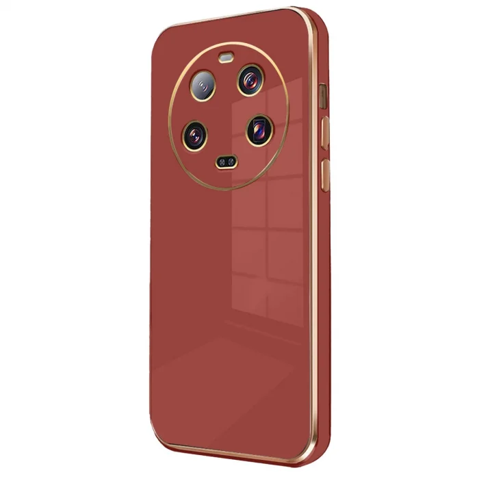 BUĞZ Xiaomi Mi 14 Ultra Kılıf Volet Silikon - Kırmızı