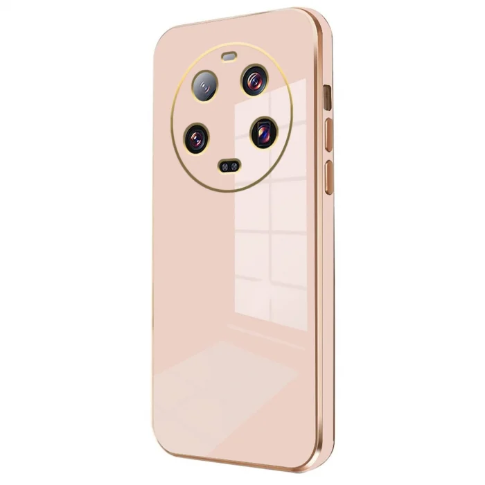 BUĞZ Xiaomi Mi 14 Ultra Kılıf Volet Silikon - Pembe