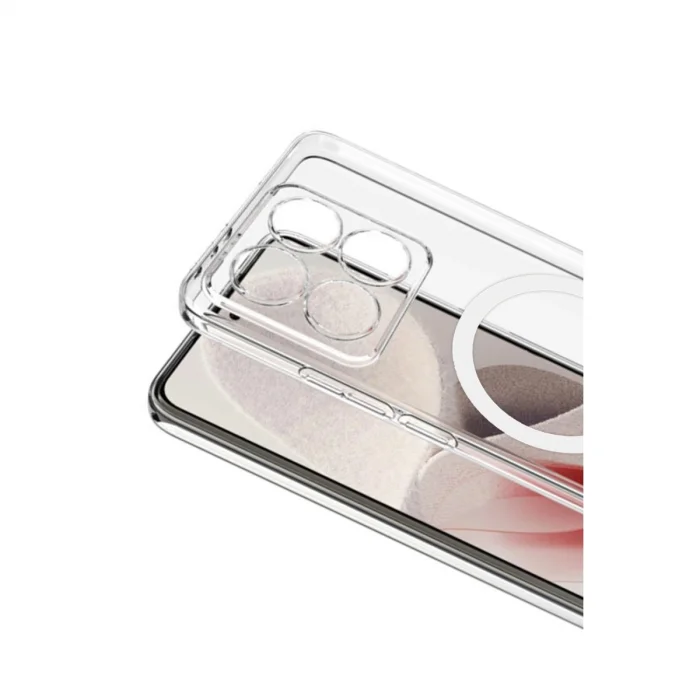 BUĞZ Xiaomi Mi 14t Pro Combo Sert Şeffaf Magsafe Kapak - Şeffaf