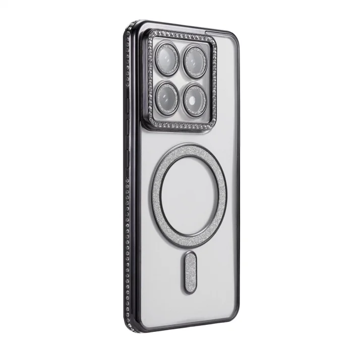 BUĞZ Xiaomi Mi 14t Pro Joke Simli Magneticsafe Kılıf - Siyah