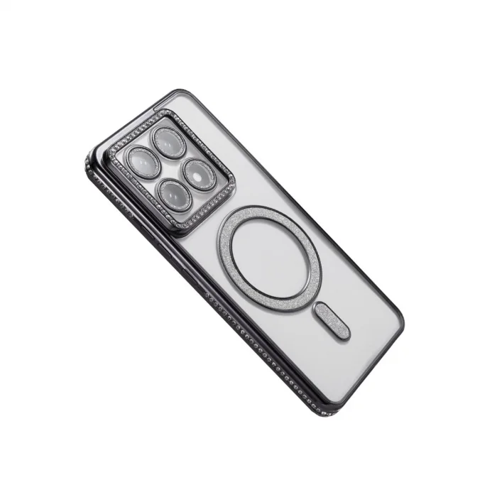 BUĞZ Xiaomi Mi 14t Pro Joke Simli Magneticsafe Kılıf - Siyah