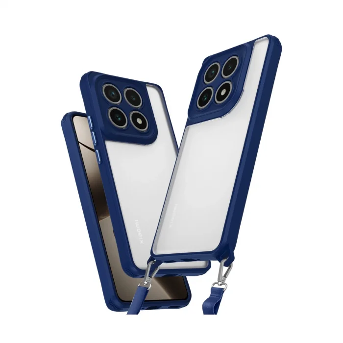 BUĞZ Xiaomi Mi 14t Pro Kılıf Penta Silikon Kılıf - Lacivert