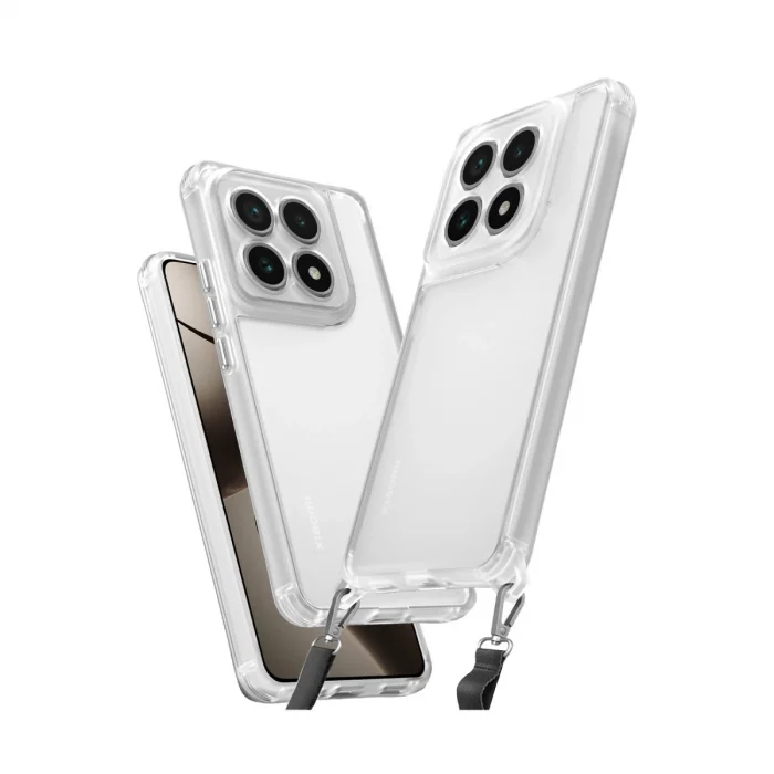 BUĞZ Xiaomi Mi 14t Pro Kılıf Penta Silikon Kılıf - Şeffaf