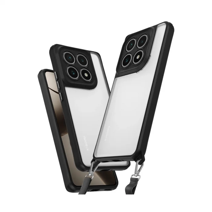 BUĞZ Xiaomi Mi 14t Pro Kılıf Penta Silikon Kılıf - Siyah