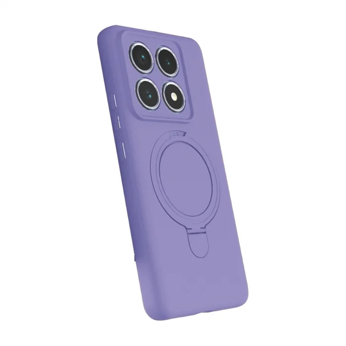 BUĞZ Xiaomi Mi 14t Pro Regal Magsafe Standlı Kapak - Lila