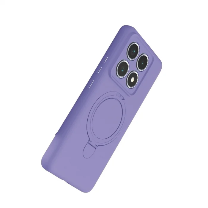 BUĞZ Xiaomi Mi 14t Pro Regal Magsafe Standlı Kapak - Lila