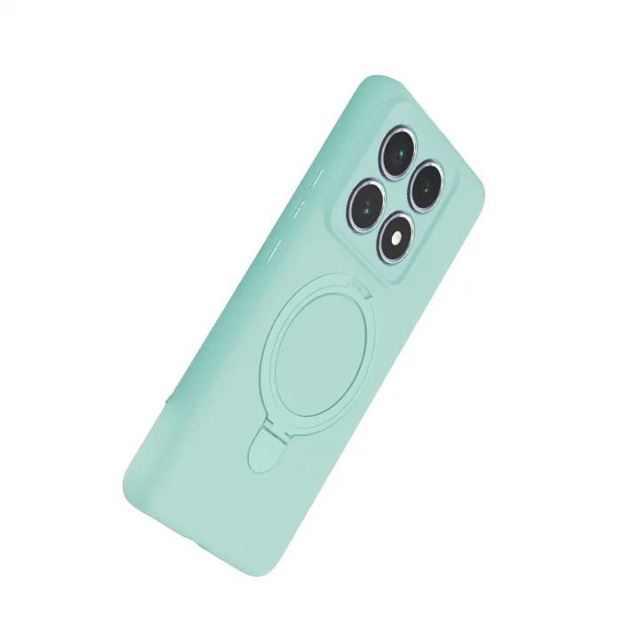 BUĞZ Xiaomi Mi 14t Pro Regal Magsafe Standlı Kapak - Su Yeşili