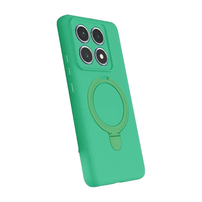 BUĞZ Xiaomi Mi 14t Pro Regal Magsafe Standlı Kapak - Yeşil