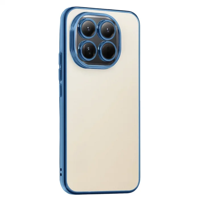 BUĞZ Xiaomi Mi 15 Razer Lensli Silikon - Açık Mavi