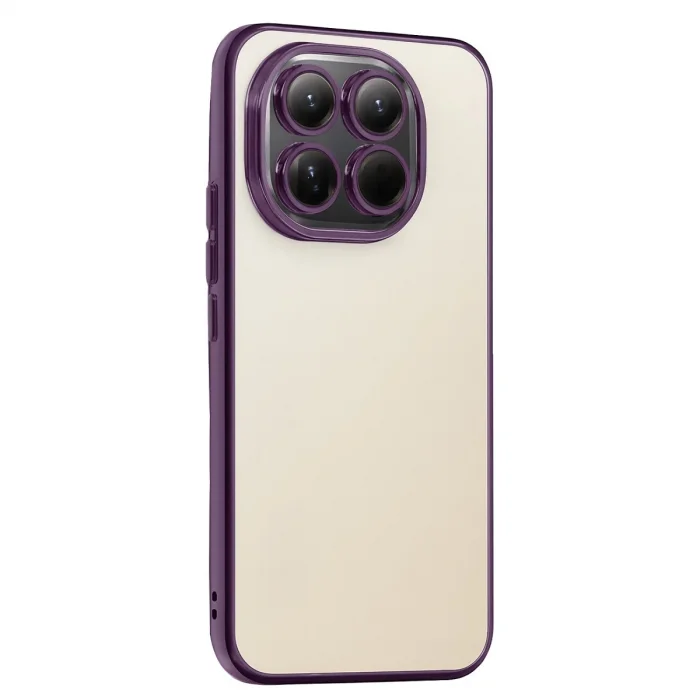 BUĞZ Xiaomi Mi 15 Razer Lensli Silikon - Mor