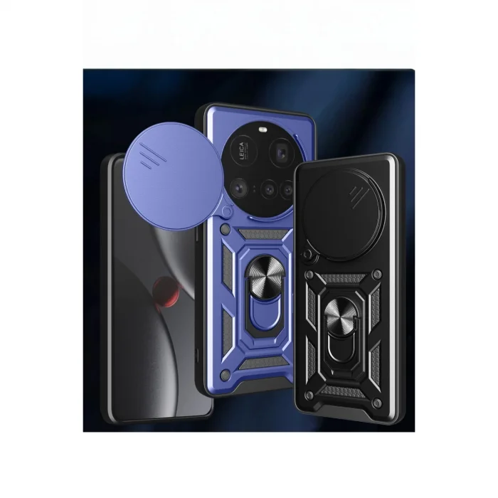 BUĞZ Xiaomi Mi 15 Ultra Kılıf Pars Lens Yüzüklü Silikon - Yeşil