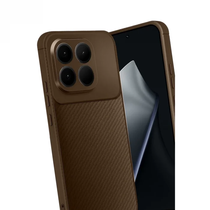 BUĞZ Xiaomi Mi 15t Auto Focus Karbon Kapak - Kahverengi