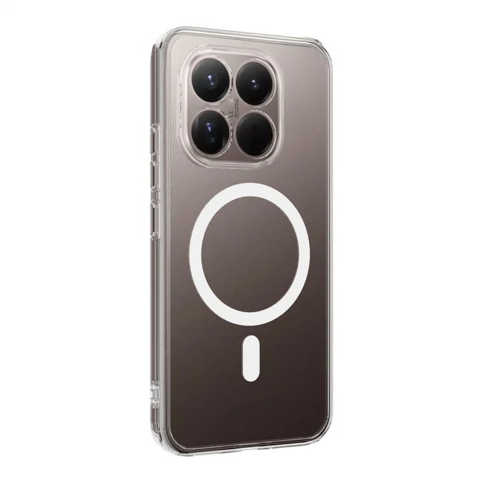 BUĞZ Xiaomi Mi 15t Combo Sert Şeffaf Magsafe Kapak - Şeffaf