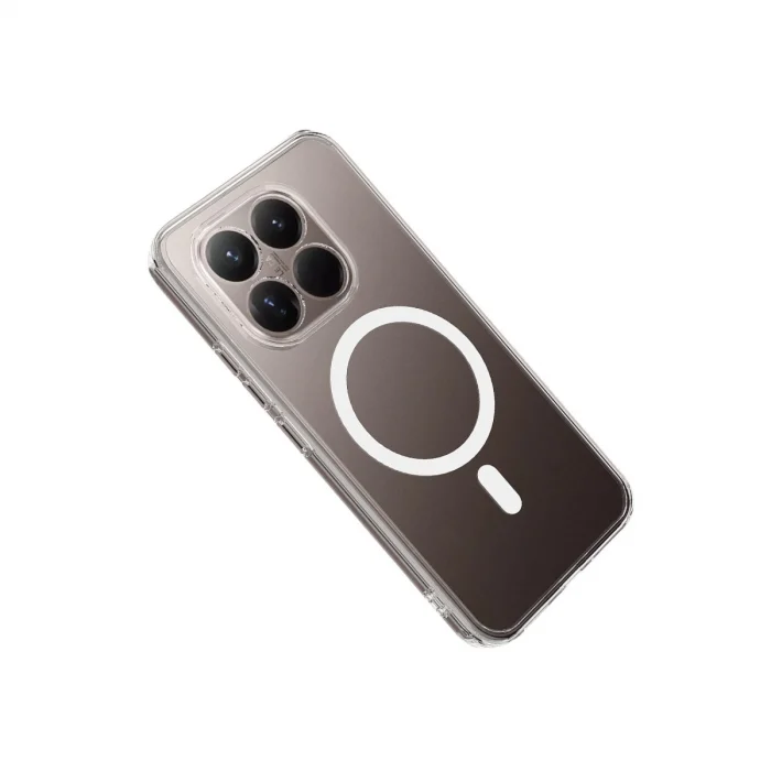 BUĞZ Xiaomi Mi 15t Combo Sert Şeffaf Magsafe Kapak - Şeffaf