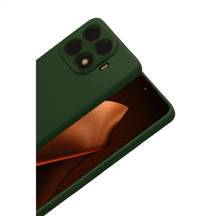 BUĞZ Xiaomi Mi 15t Pro Nano İçi Kadife Silikon - Koyu Yeşil