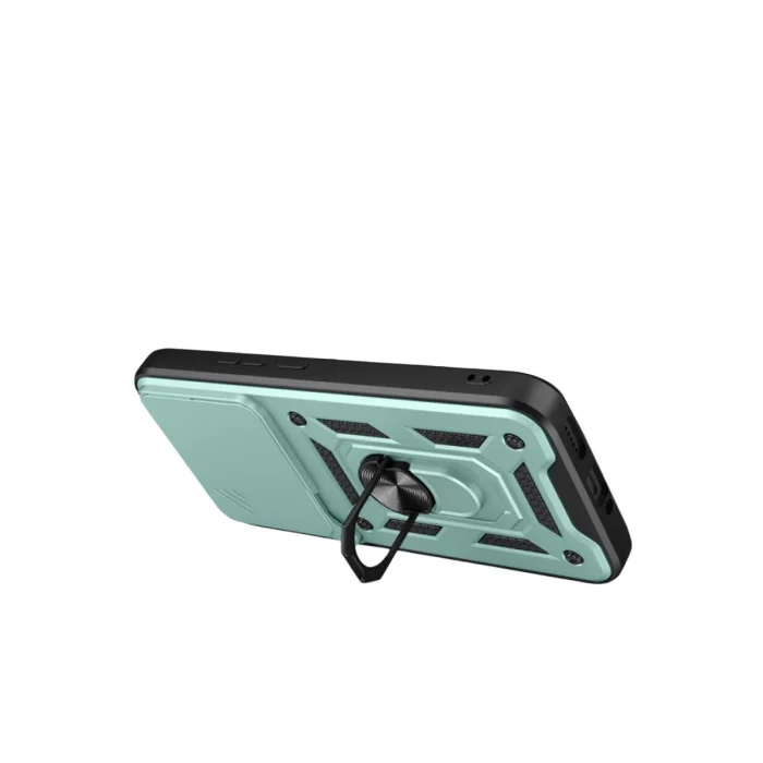 BUĞZ Xiaomi Mi 15t Pro Pars Lens Yüzüklü Silikon - Yeşil