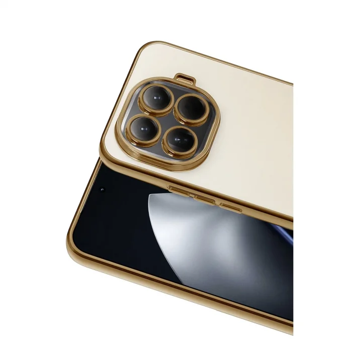 BUĞZ Xiaomi Mi 15t Pro Razer Lensli Silikon - Gold