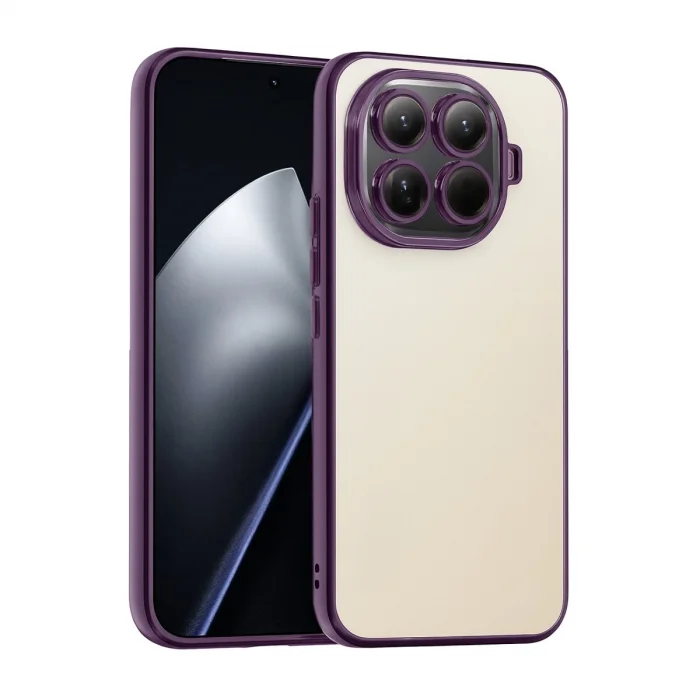 BUĞZ Xiaomi Mi 15t Pro Razer Lensli Silikon - Mor