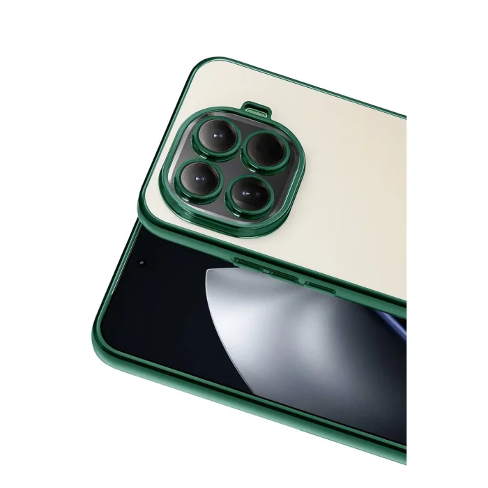 BUĞZ Xiaomi Mi 15t Pro Razer Lensli Silikon - Yeşil