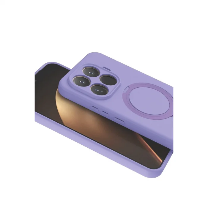 BUĞZ Xiaomi Mi 15t Pro Regal Magsafe Standlı Kapak - Lila