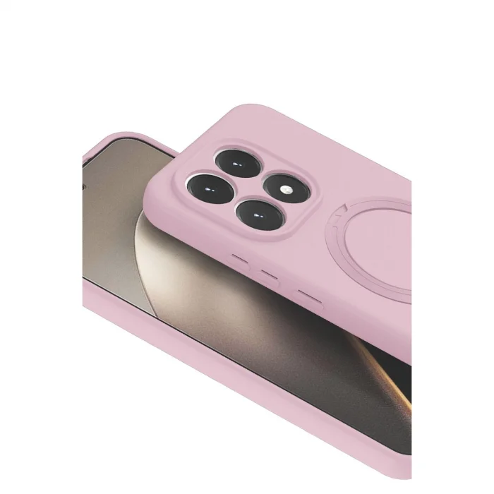 BUĞZ Xiaomi Mi 15t Regal Magsafe Standlı Kapak - Açık Pembe