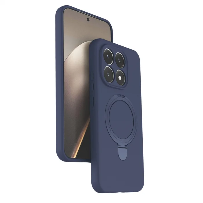 BUĞZ Xiaomi Mi 15t Regal Magsafe Standlı Kapak - Lacivert