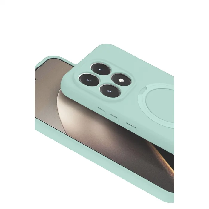 BUĞZ Xiaomi Mi 15t Regal Magsafe Standlı Kapak - Su Yeşili