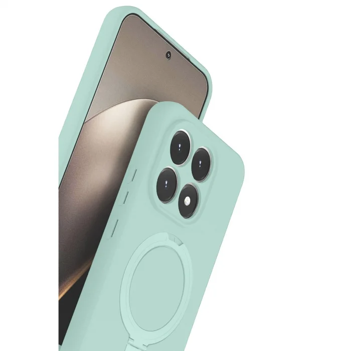 BUĞZ Xiaomi Mi 15t Regal Magsafe Standlı Kapak - Su Yeşili