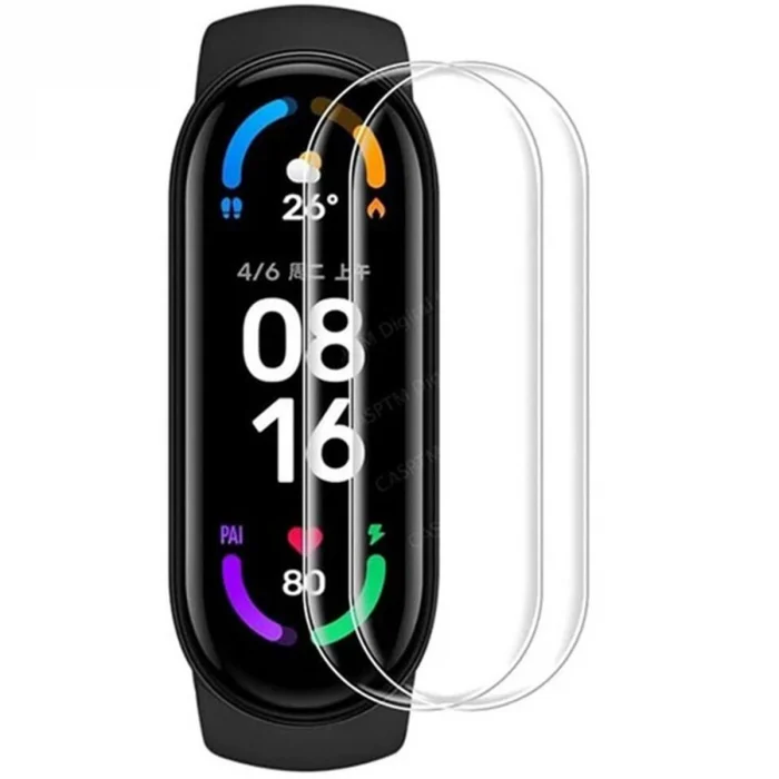 BUĞZ Xiaomi Mi Band 8 Polymer Nano Ekran Koruyucu - Şeffaf