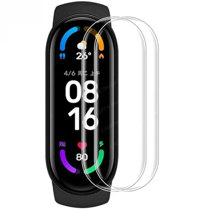 BUĞZ Xiaomi Mi Band 8 Polymer Nano Ekran Koruyucu - Şeffaf